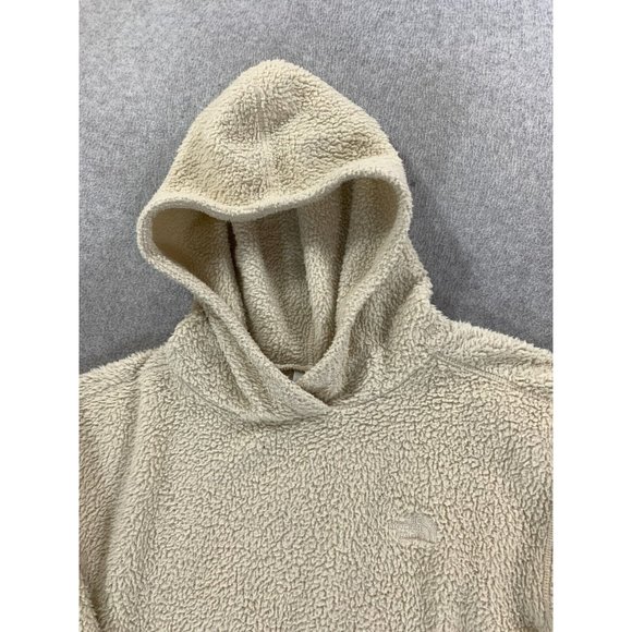 The North Face Sherpa Fleece Hoodie Pullover (Women's Small) Off White - Picture 2 of 13